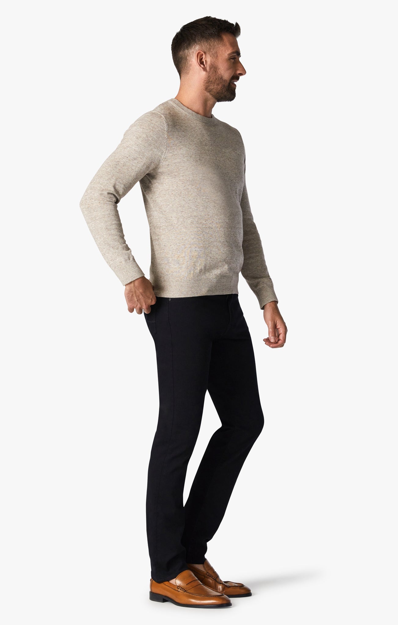 34 HERITAGE COURAGE STRAIGHT LEG PANTS (VINTAGE BLACK)