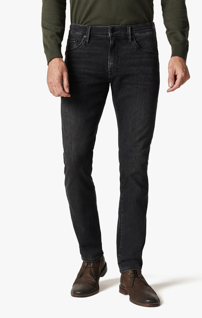 34 HERITAGE COOL TAPERED LEG JEANS (DARK SMOKE)