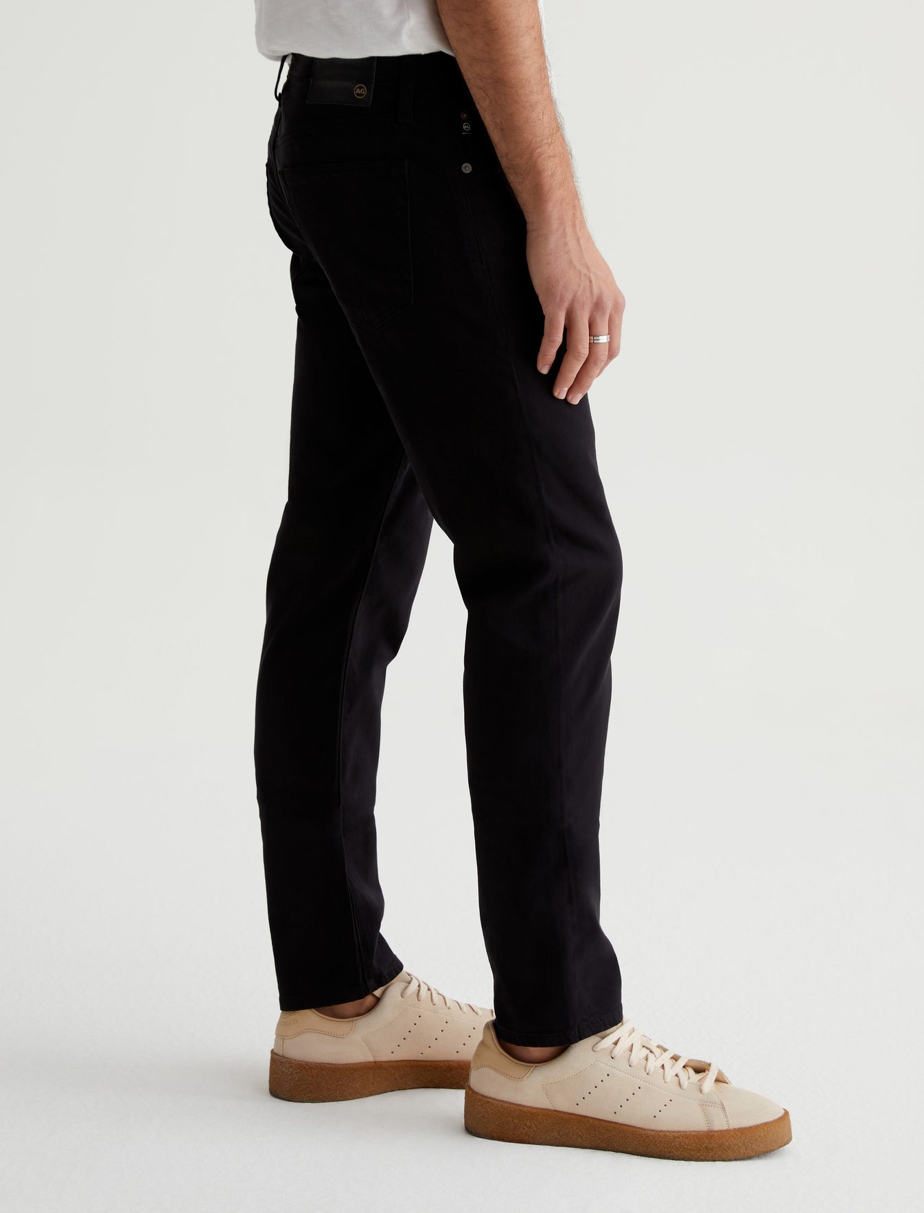 AG JEANS TELLIS SUD IN SUPER BLACK