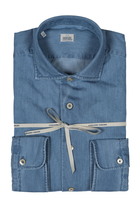 Slim Light Denim Chiaro Shirt