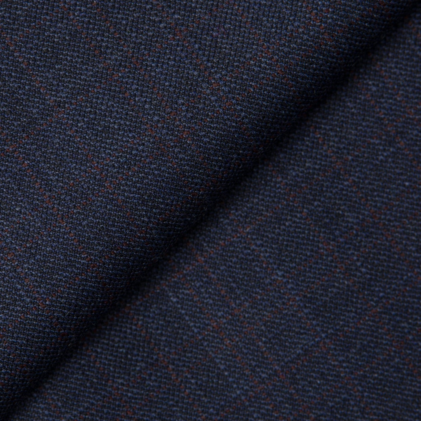 Navy Blue Sharkskin Suit