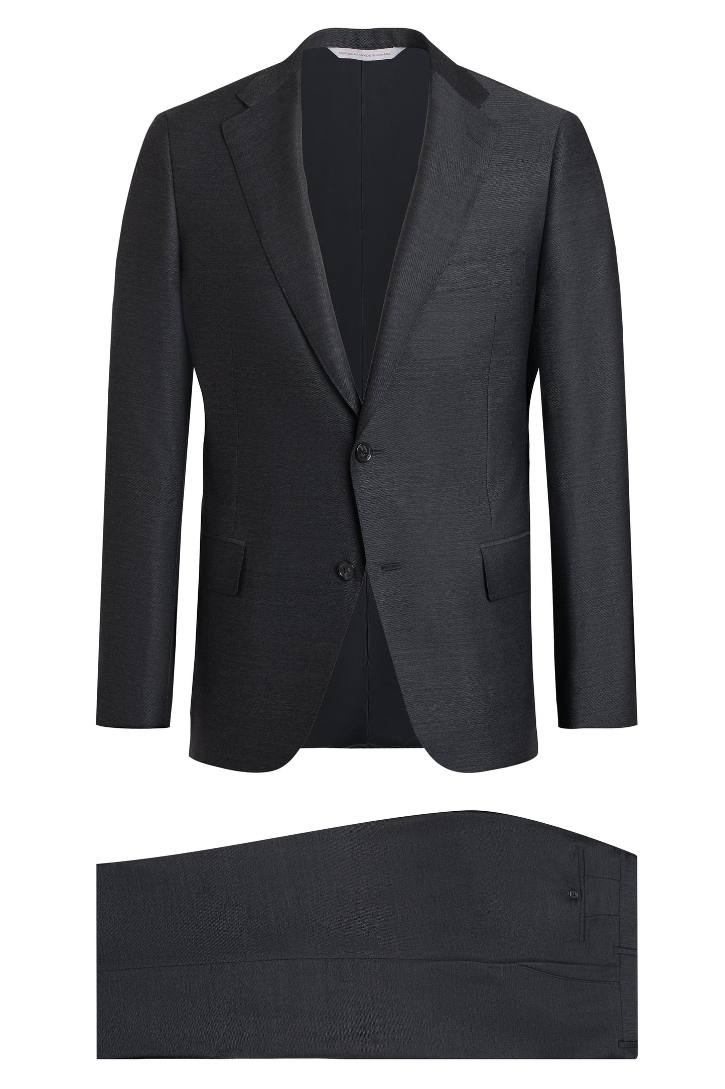 CHARCOAL BIRDSEYE SUIT