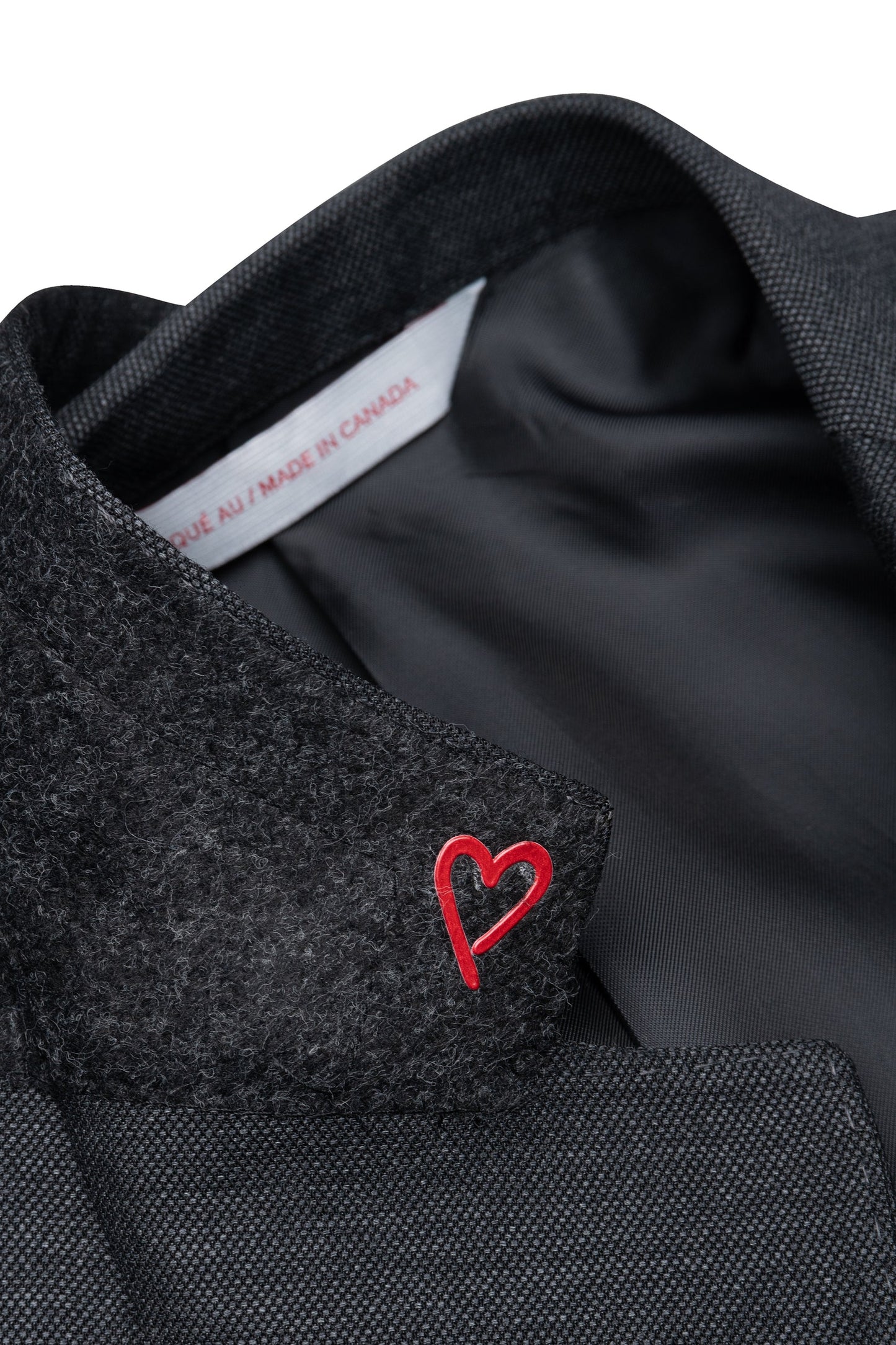 CHARCOAL BIRDSEYE SUIT