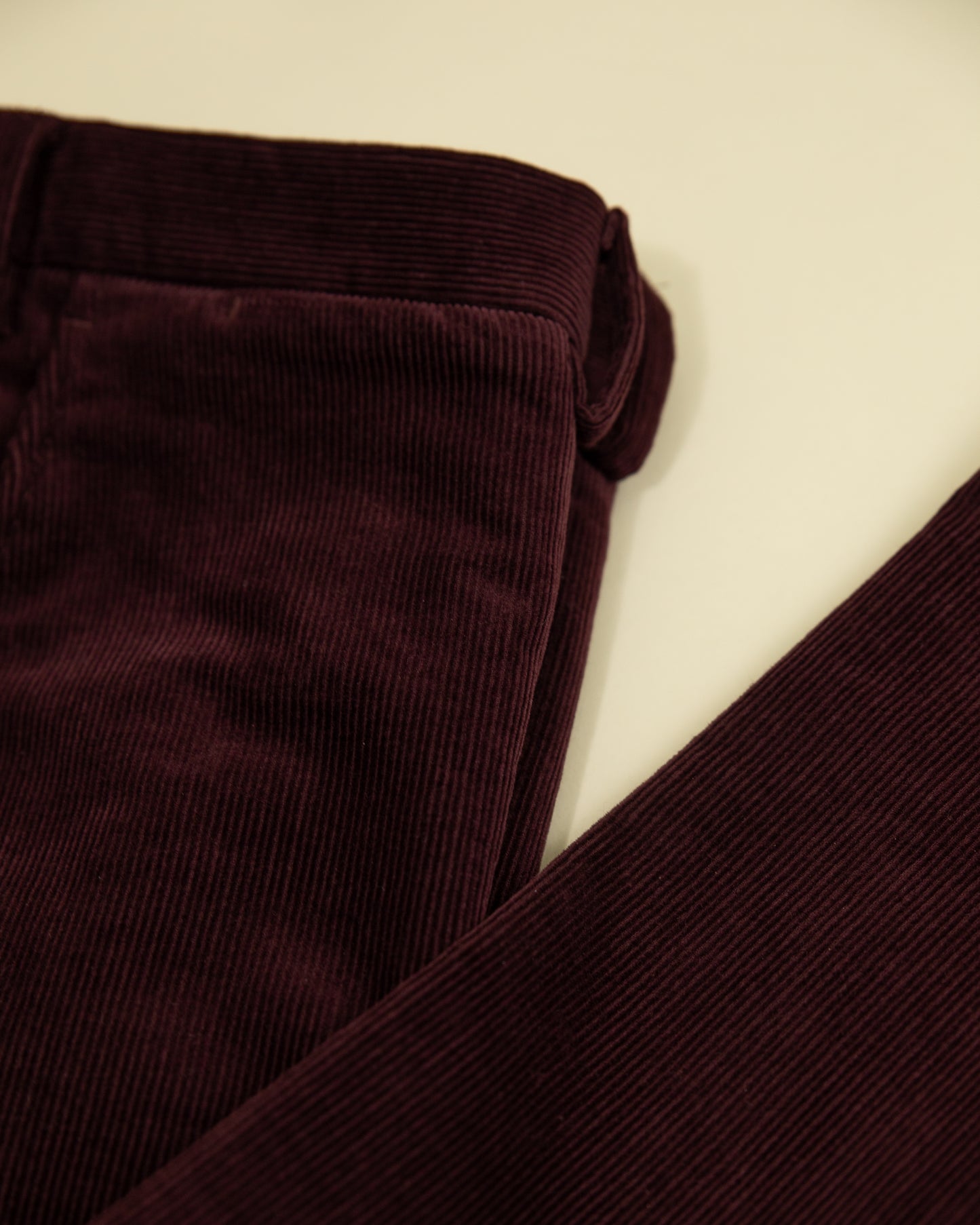 REGO Mulberry Wine Cordorouy Trousers
