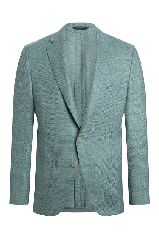 Sea Teal Weightless Cashmere Wool Jacket