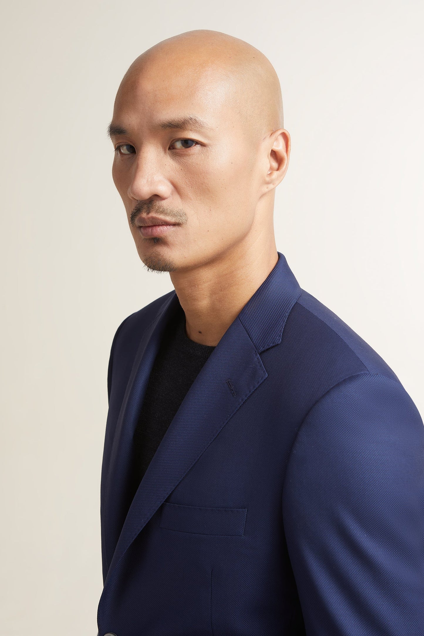 Blue Super 130s Double Twist Blazer