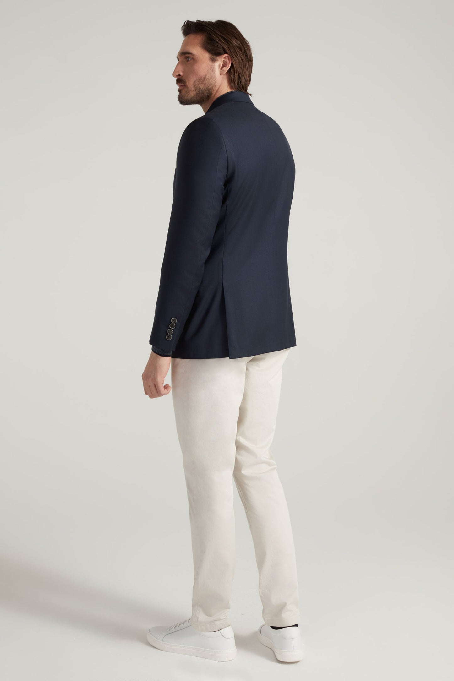 Navy Super 130's Honey Way Blazer