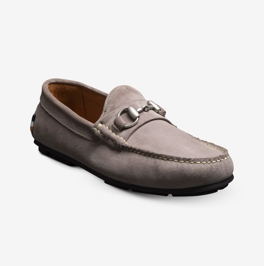 ALLEN EDMONDS SEBASTIAN BIT LOAFER - PEWTER SUEDE