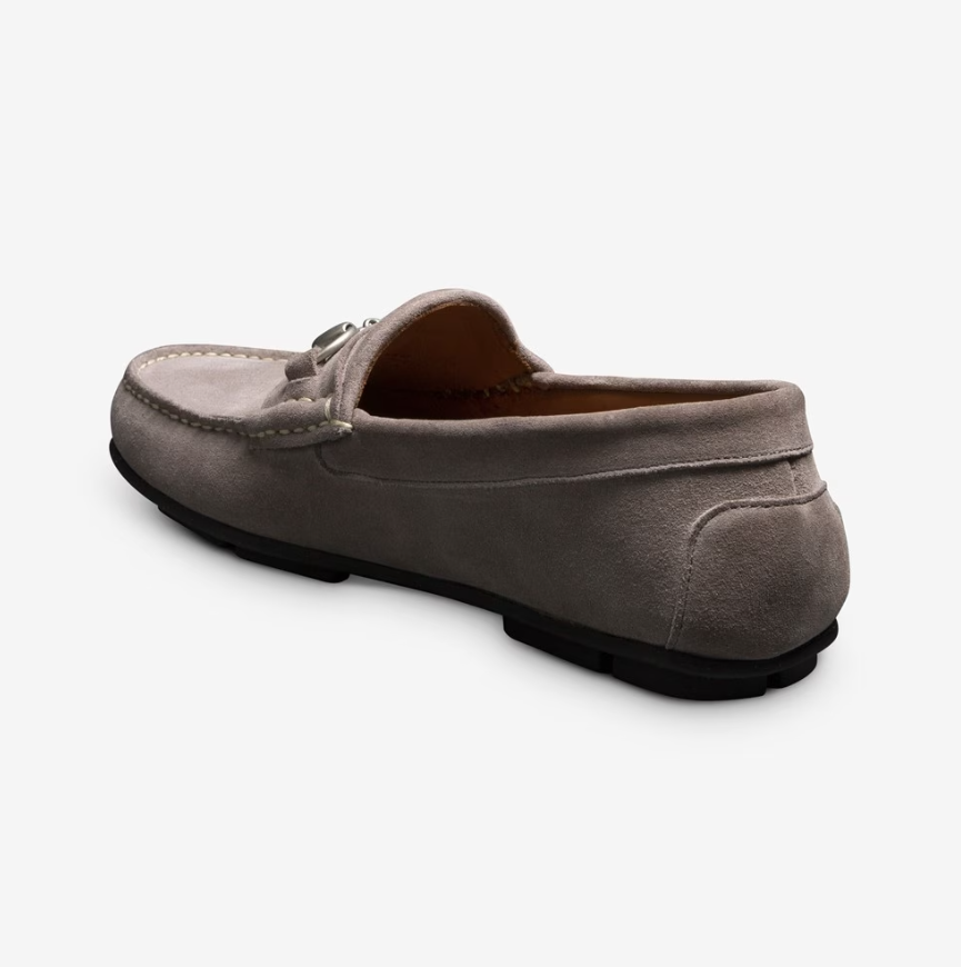 ALLEN EDMONDS SEBASTIAN BIT LOAFER - PEWTER SUEDE