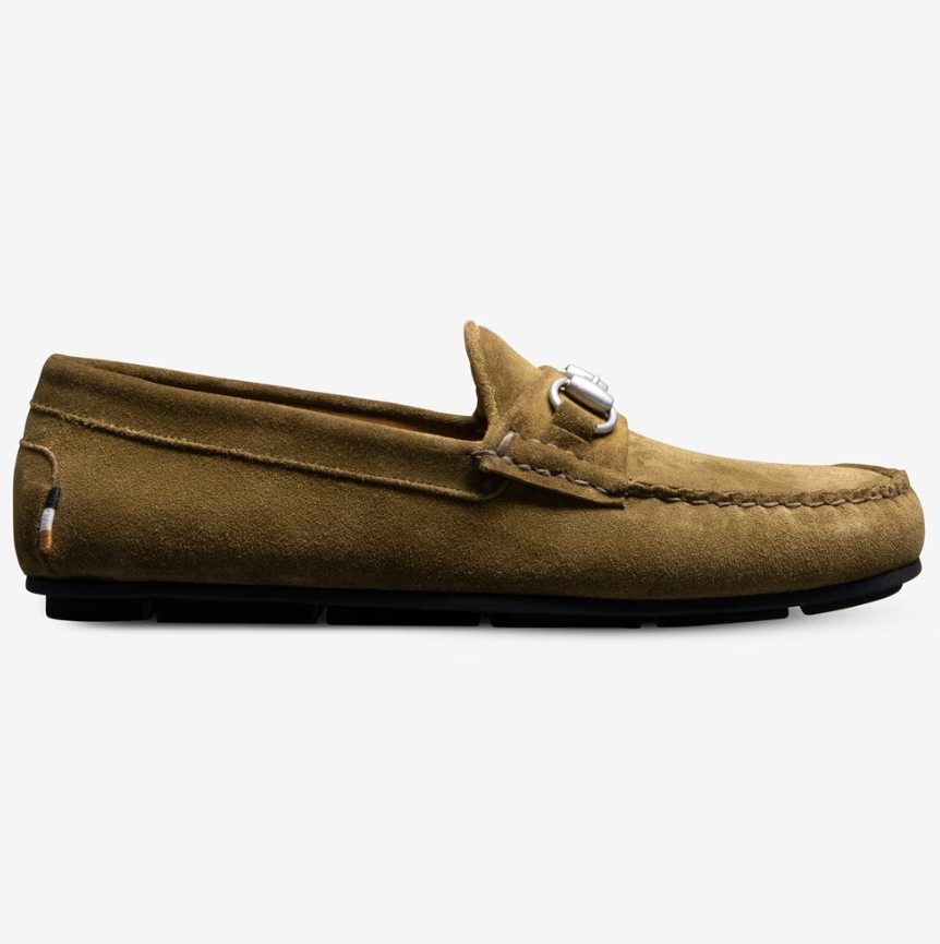 ALLEN EDMONDS SEBASTIAN BIT LOAFER - CAPER GREEN SUEDE