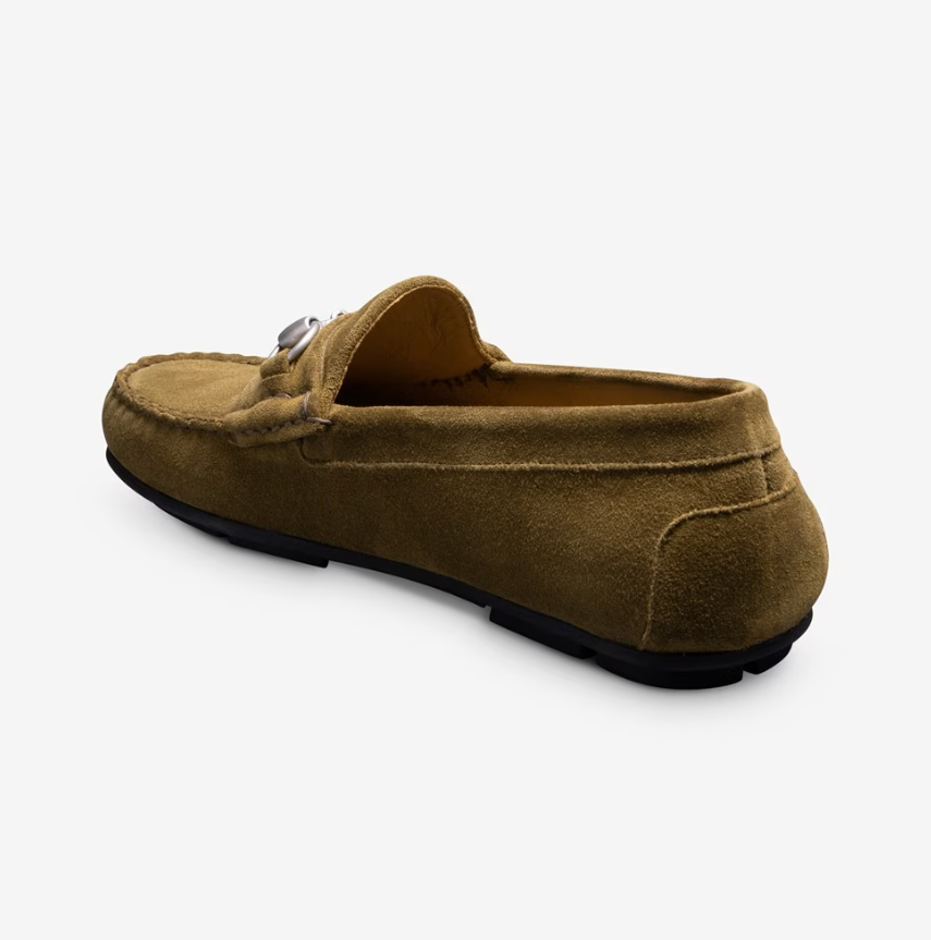 ALLEN EDMONDS SEBASTIAN BIT LOAFER - CAPER GREEN SUEDE