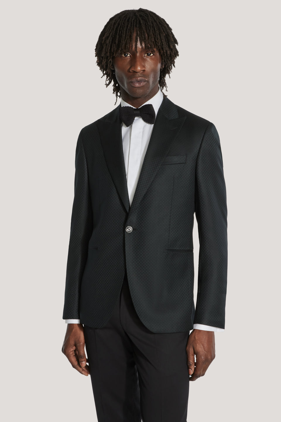Dark Teal Mosaic Dinner Jacket