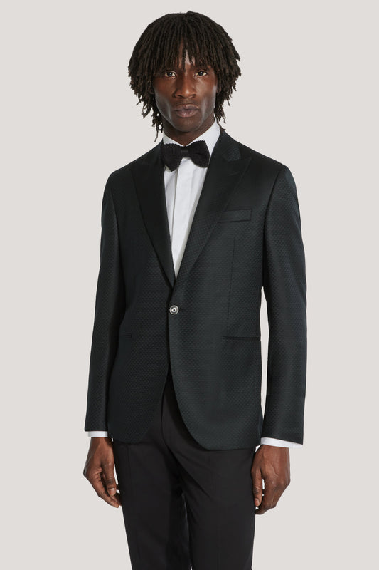 Dark Teal Mosaic Dinner Jacket