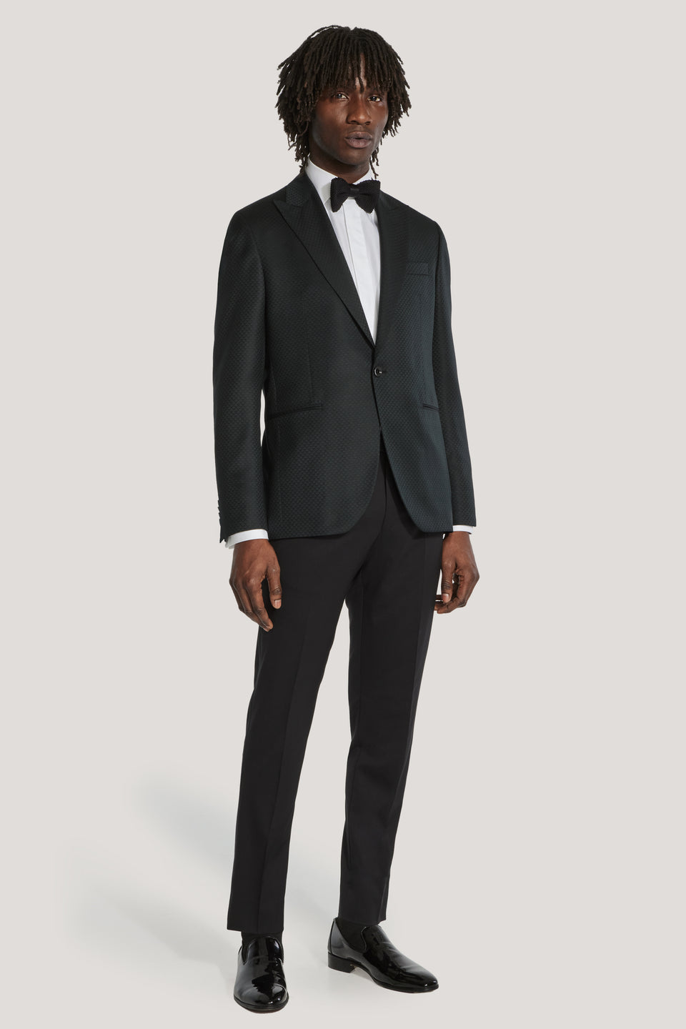 Dark Teal Mosaic Dinner Jacket