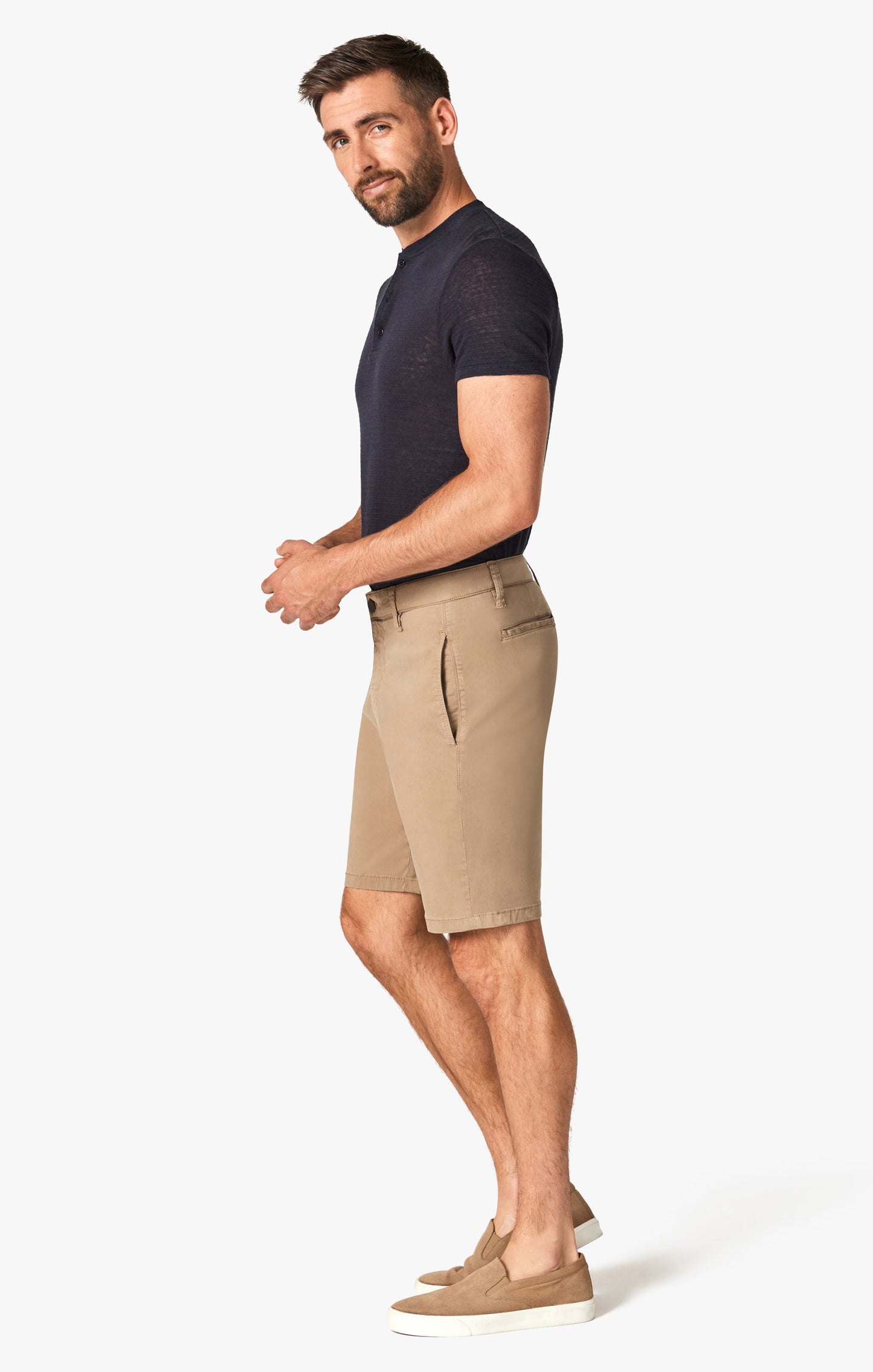 34 Heritage Nevada Short in Roasted Cashew Twill