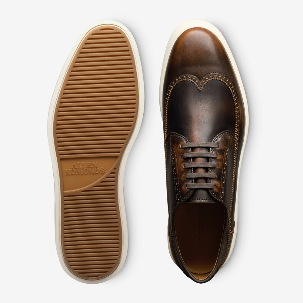 ALLEN EDMONDS WINSTON WINGTIP SNEAKER - VINTAGE HICKORY