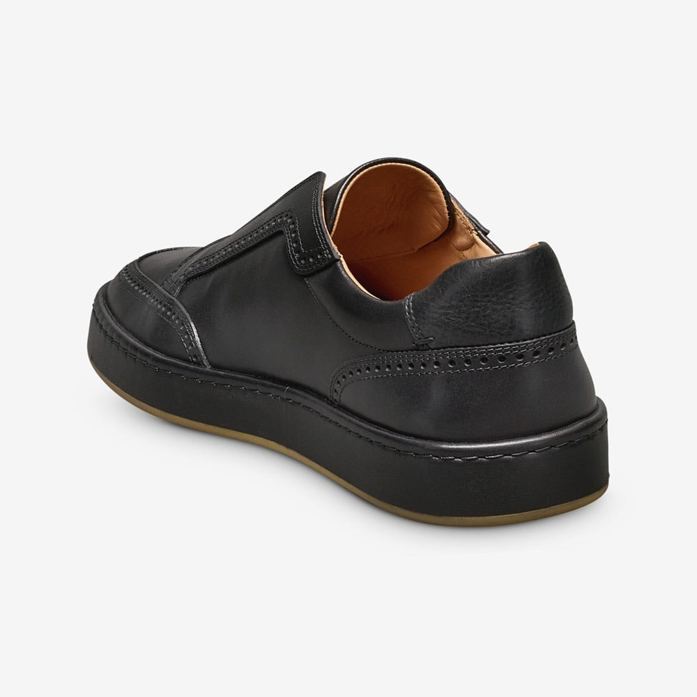ALLEN EDMONDS BECKETT SLIP-ON SNEAKER - BLACK