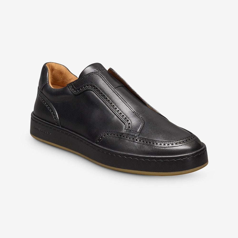 ALLEN EDMONDS BECKETT SLIP-ON SNEAKER - BLACK