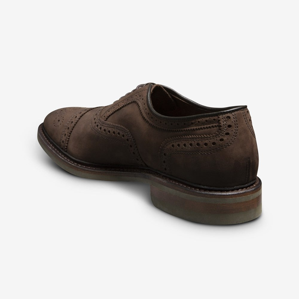 ALLEN EDMONDS STRANDMOK OXFORD - BROWN NUBUCK