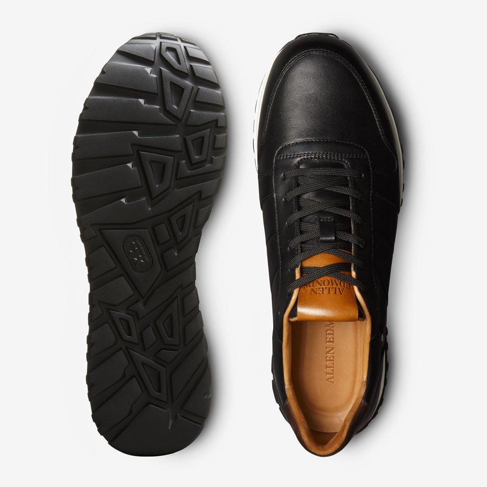 ALLEN EDMONDS LAWSON LACE-UP SNEAKER - BLACK