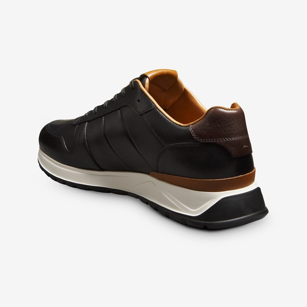 ALLEN EDMONDS LAWSON LACE-UP SNEAKER - BLACK