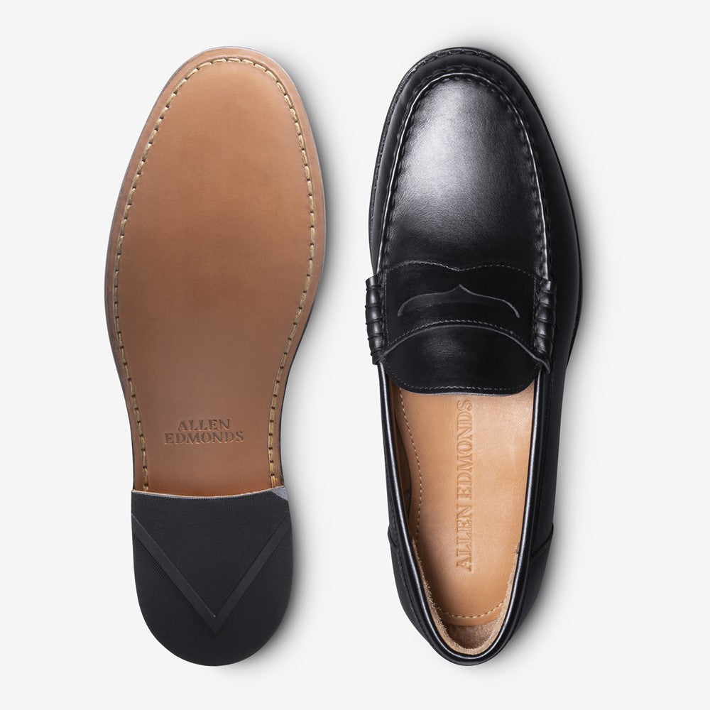 ALLEN EDMONDS NEWMAN PENNY LOAFER - BLACK