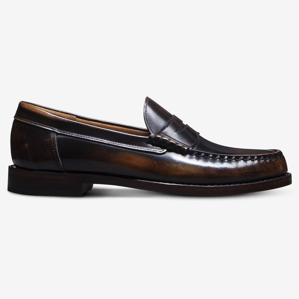 ALLEN EDMONDS NEWMAN PENNY LOAFER - ANITQUE BRONZE