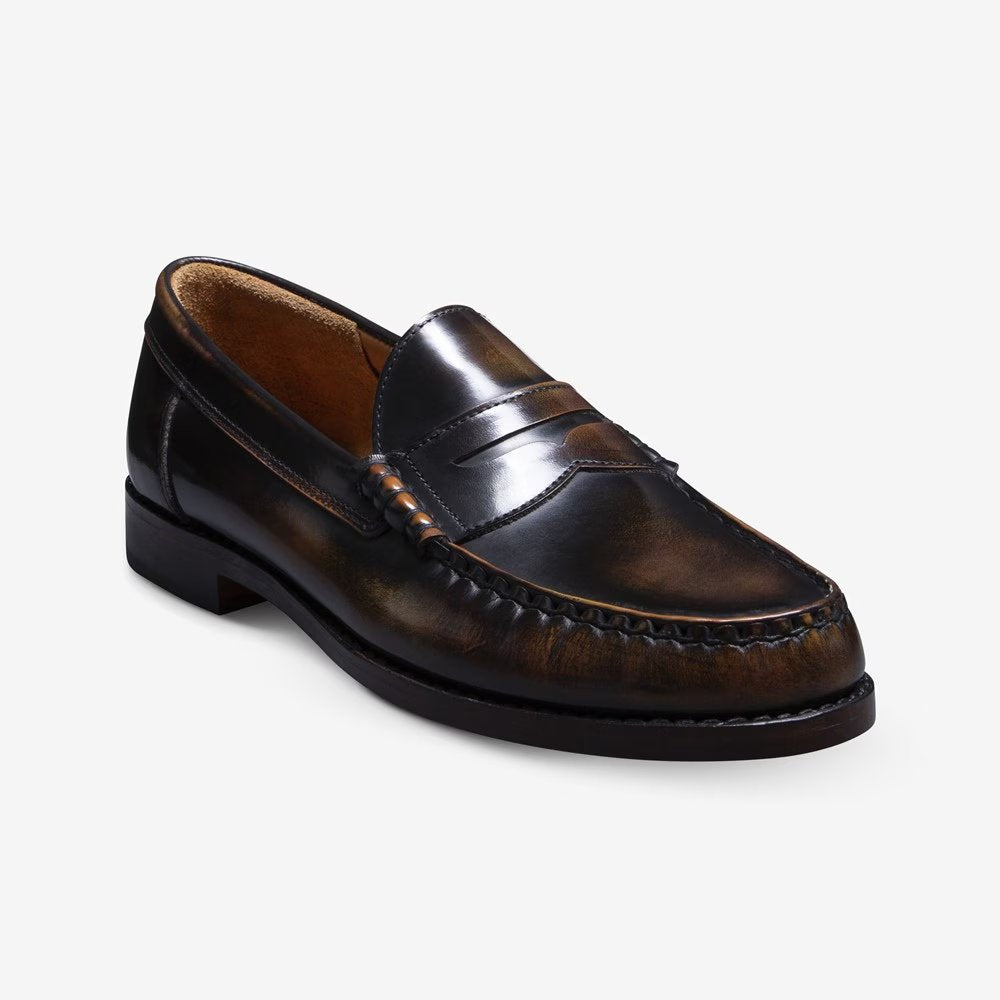 ALLEN EDMONDS NEWMAN PENNY LOAFER - ANITQUE BRONZE
