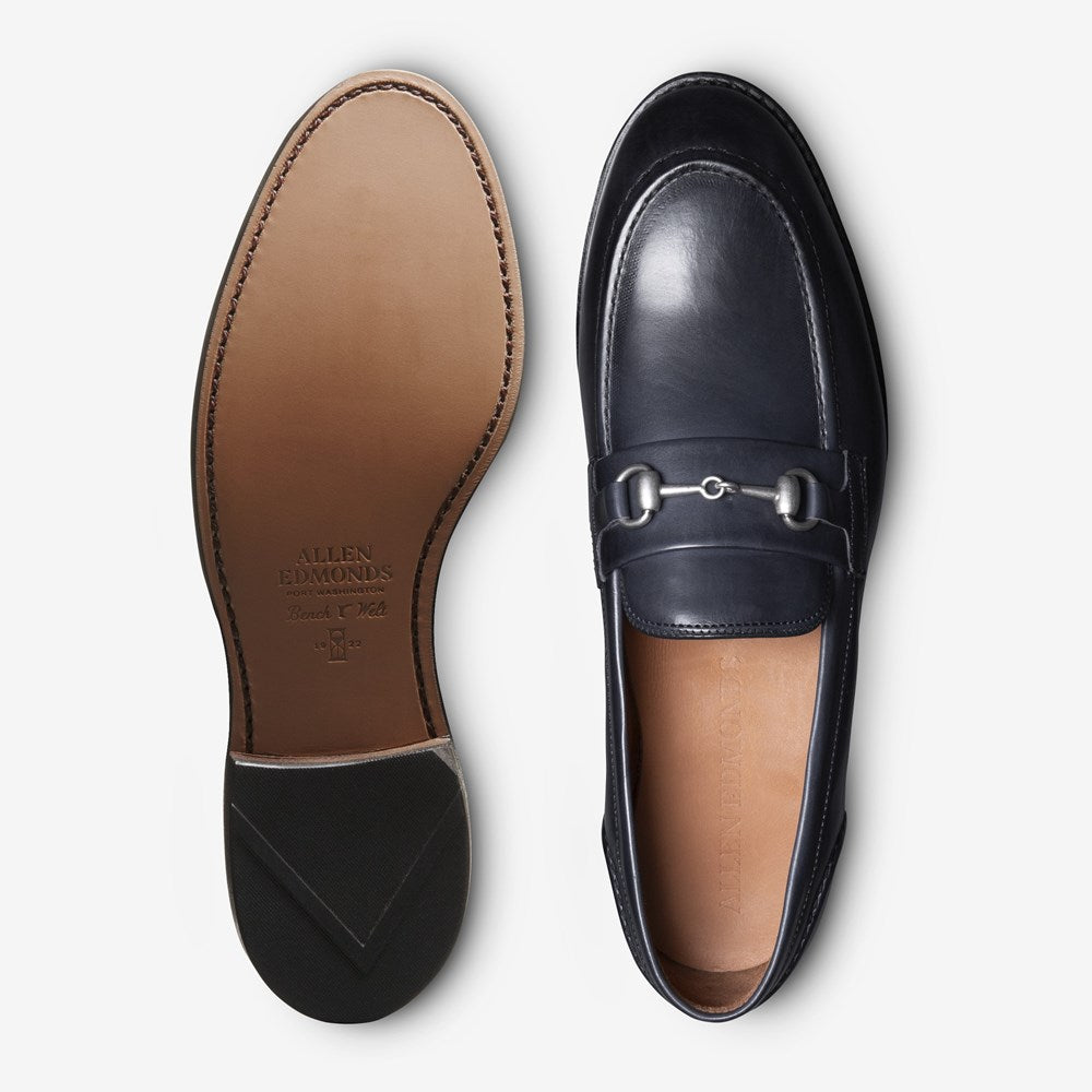 ALLEN EDMONDS RANDOLPH BIT LOAFER - NAVY
