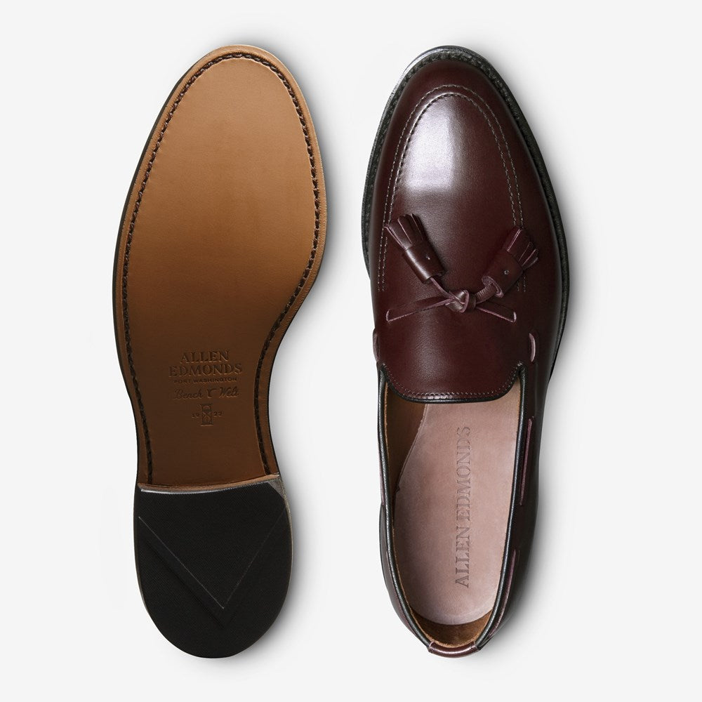 ALLEN EDMONDS GRAYSON DRESS LOAFER - BURGUNDY