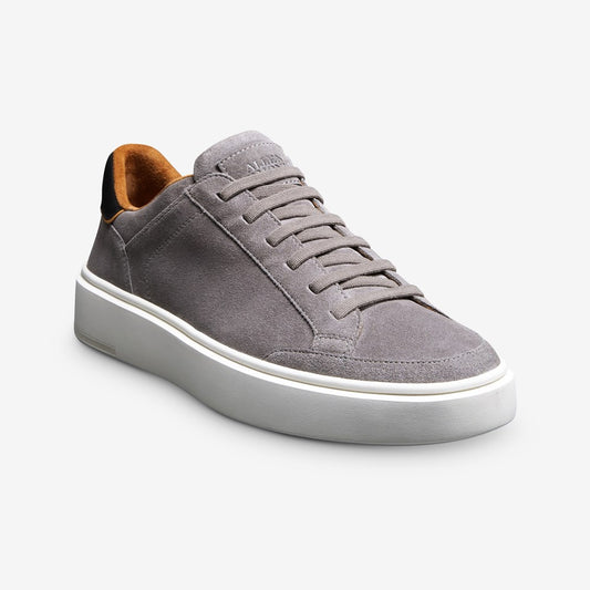 ALLEN EDMONDS OLIVER SLIP-ON SNEAKER - GREY SUEDE