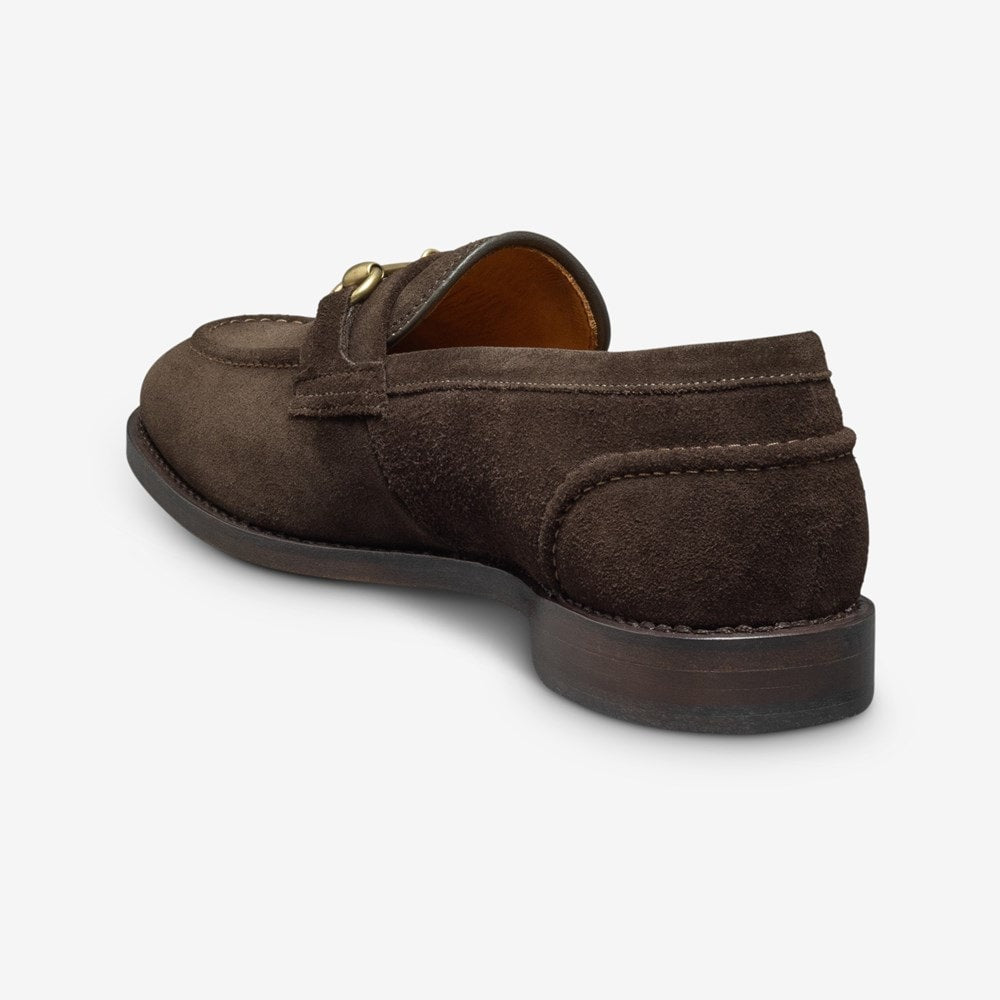 ALLEN EDMONDS RANDOLPH BIT LOAFER - CHOCOLATE SUEDE