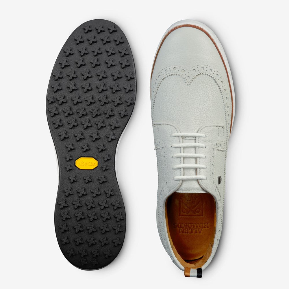 ALLEN EDMONDS DUNES WINGTIP GOLF SHOE (WHITE)
