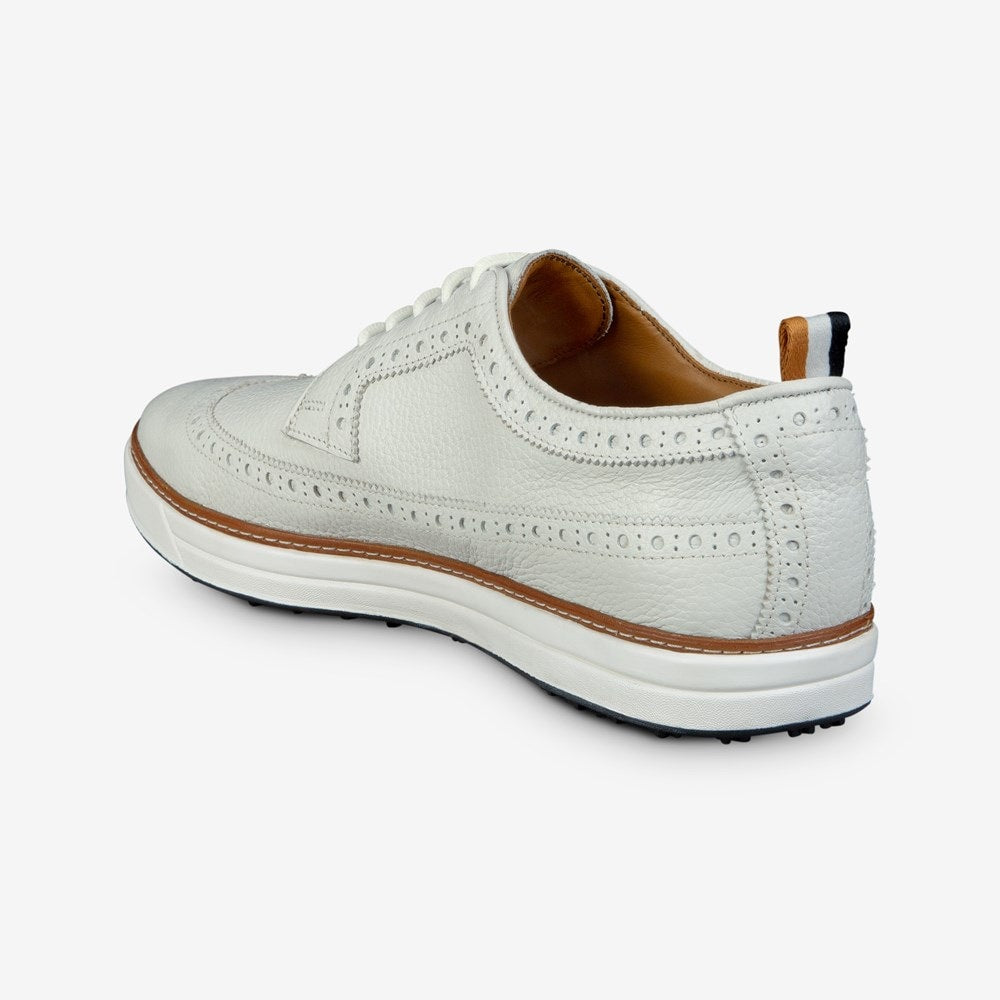 ALLEN EDMONDS DUNES WINGTIP GOLF SHOE (WHITE)