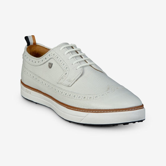 ALLEN EDMONDS DUNES WINGTIP GOLF SHOE (WHITE)