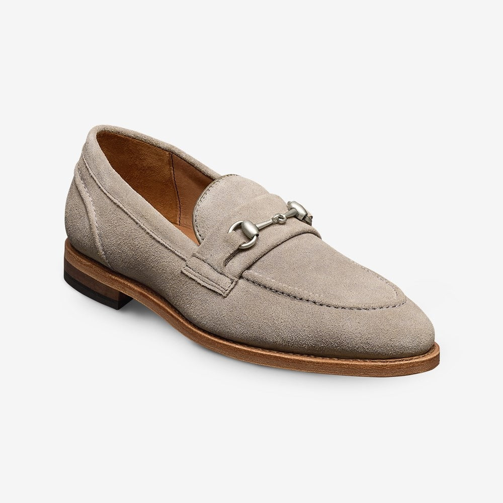ALLEN EDMONDS RANDOLPH BIT LOAFER - PEWTER SUEDE