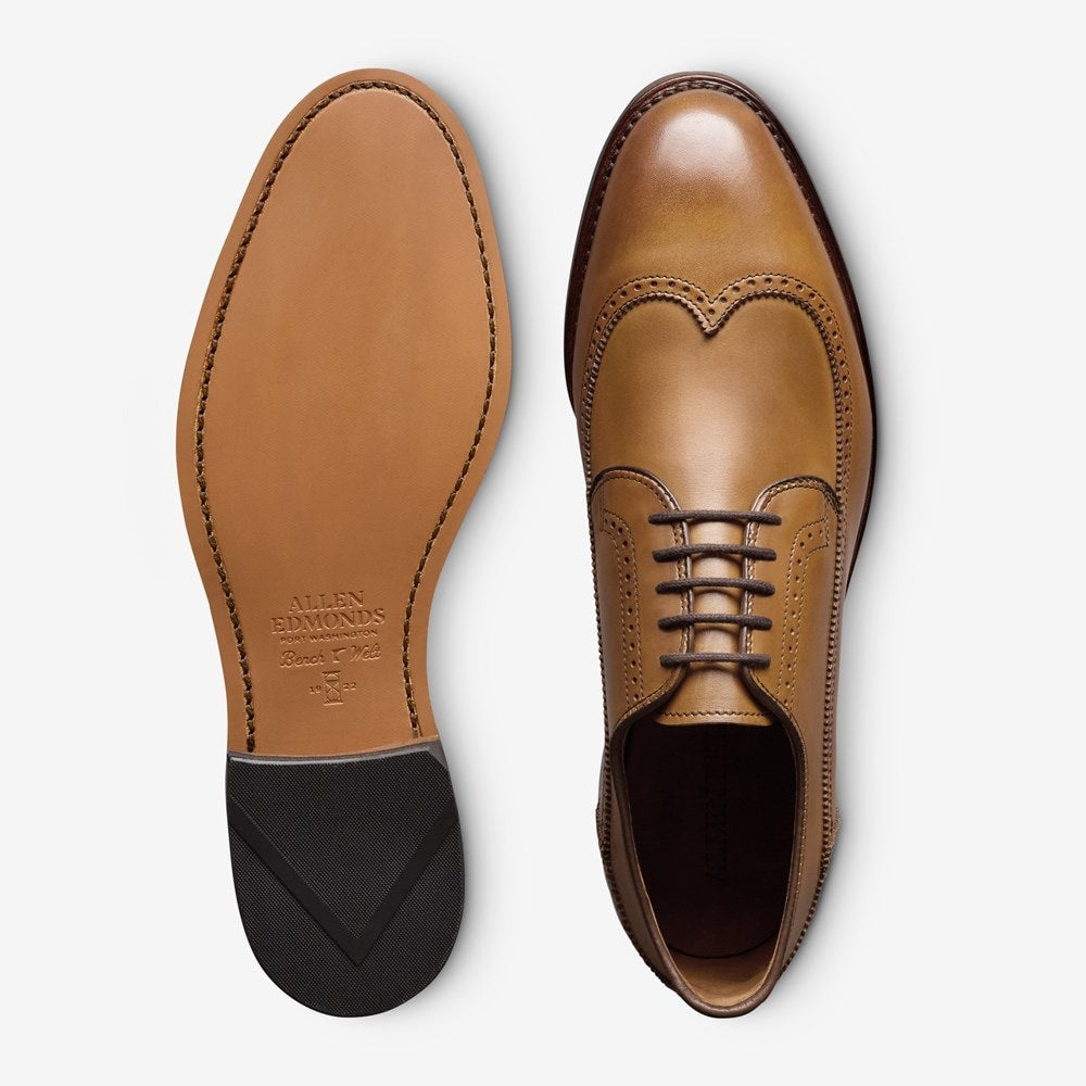 ALLEN EDMONDS WINSTON WINGTIP DERBY - WALNUT