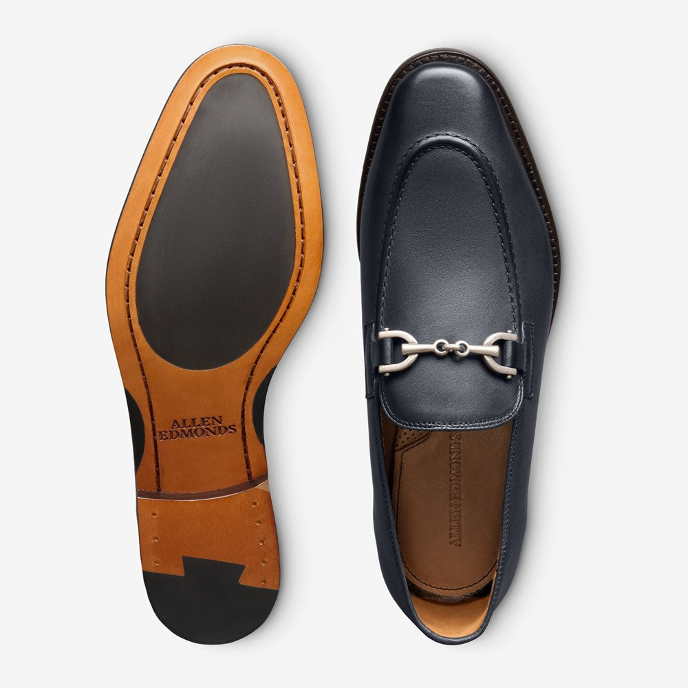 ALLEN EDMONDS STANTON BIT LOAFER - NAVY