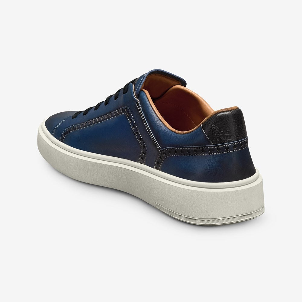 ALLEN EDMONDS OLIVER BROGUE SNEAKER - NAVY