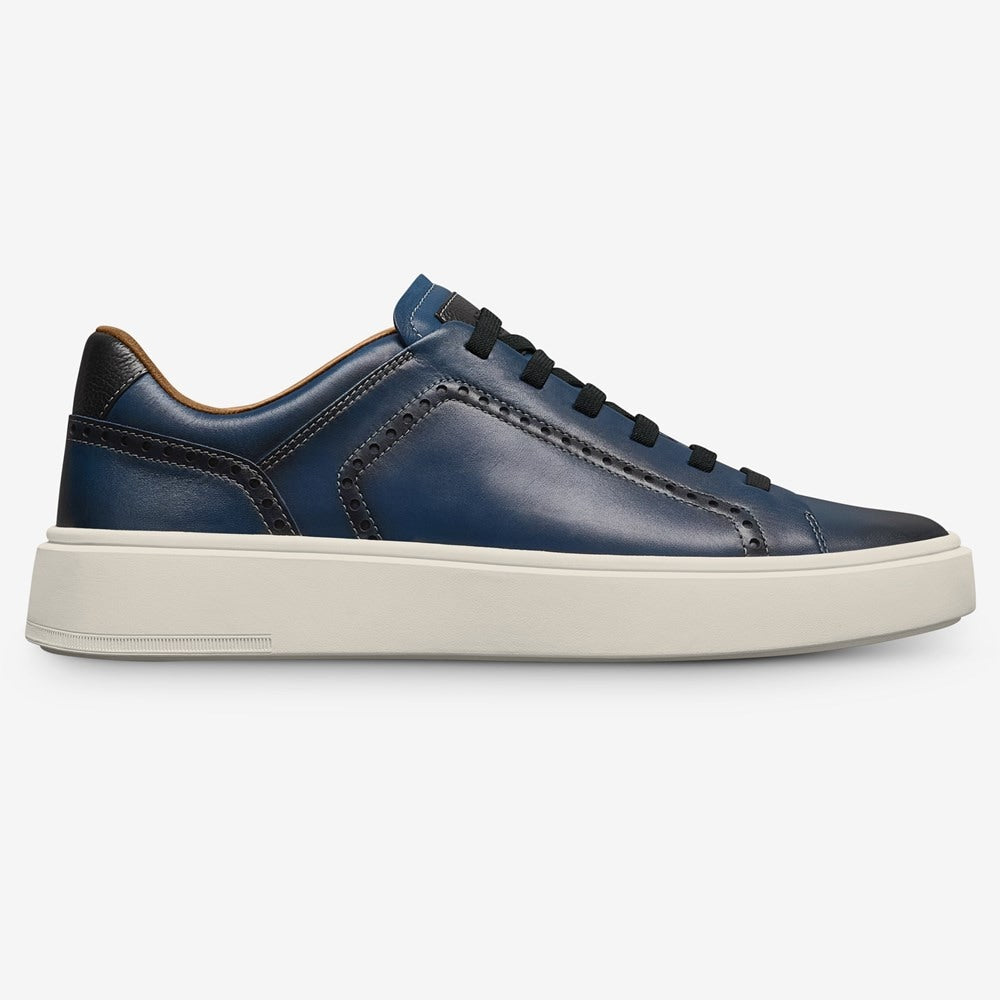 ALLEN EDMONDS OLIVER BROGUE SNEAKER - NAVY