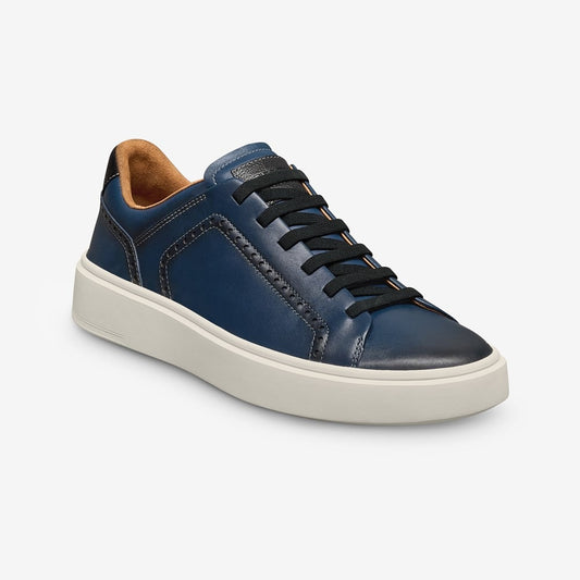 ALLEN EDMONDS OLIVER BROGUE SNEAKER - NAVY
