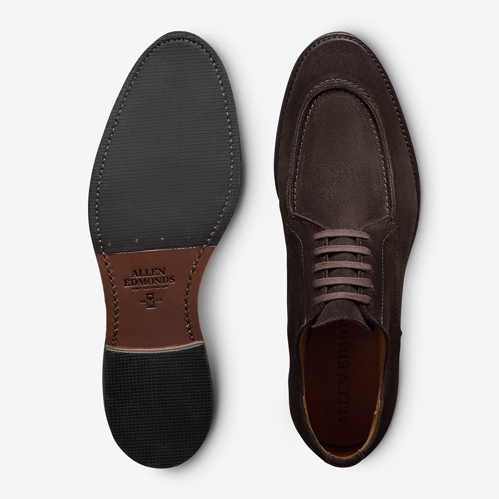 ALLEN EDMONDS RIVINGTON DERBY - CHOCOLATE SUEDE