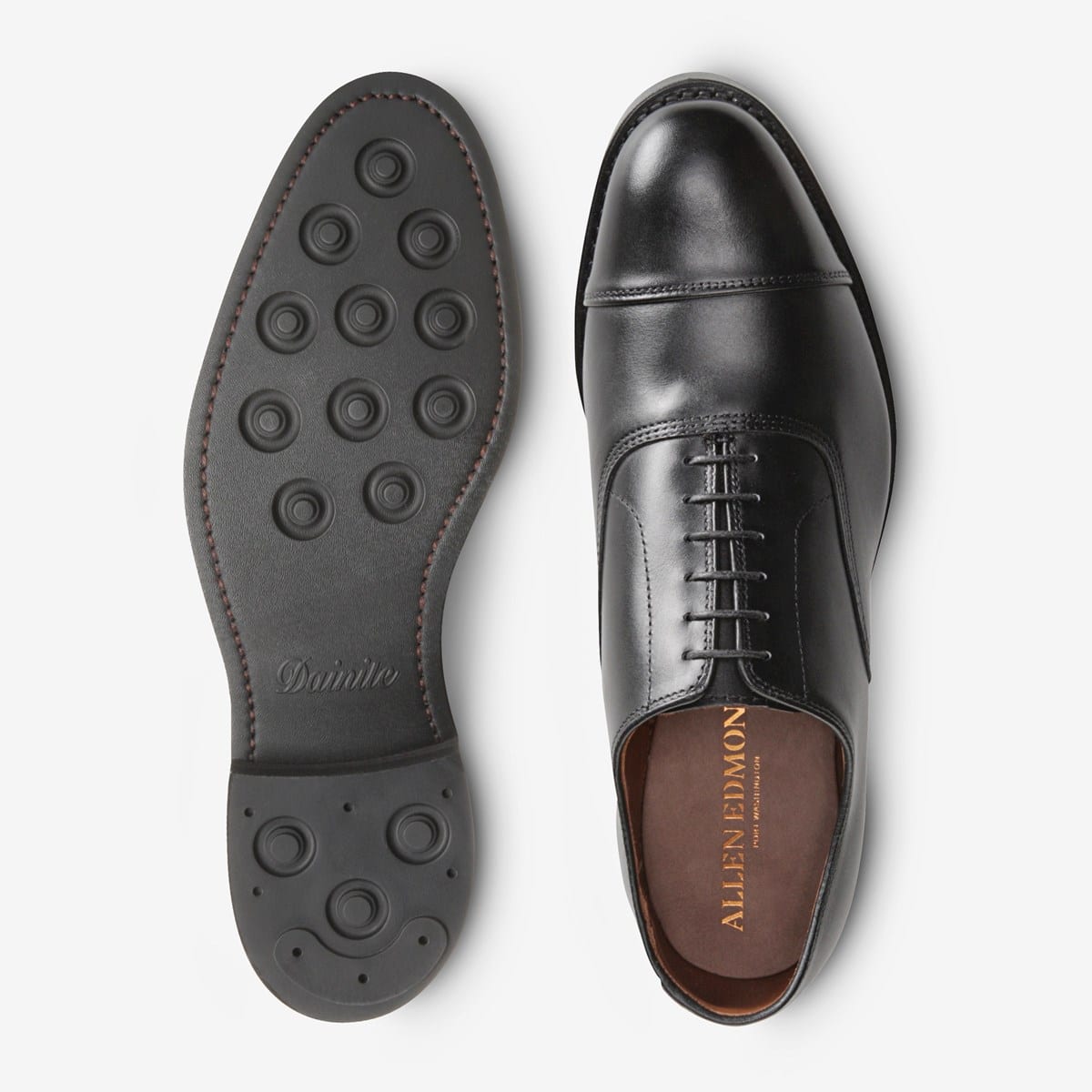 ALLEN EDMONDS PARK AVENUE WITH DANITE RUBBER SOLE - BLACK