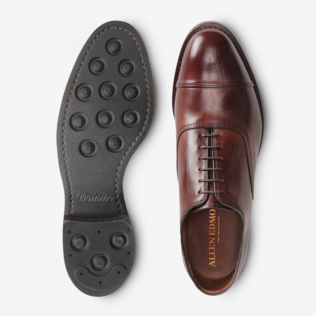 ALLEN EDMONDS PARK AVENUE WITH DANITE RUBBER SOLE - DARK CHILI