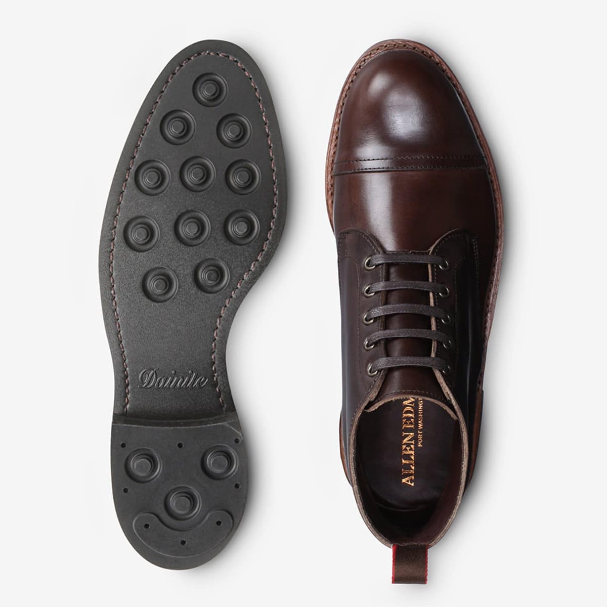 ALLEN EDMONDS PATTON WEATHERPROOF CAP-TOE BOOT - BROWN