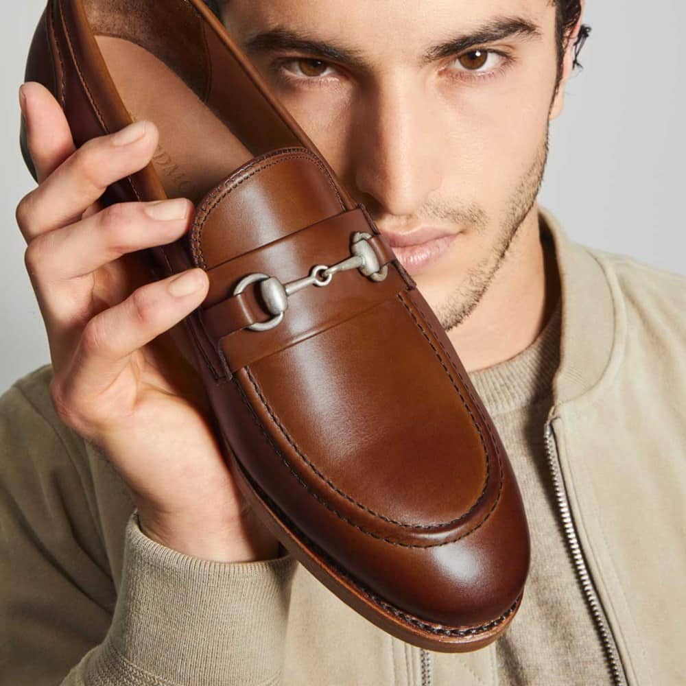 ALLEN EDMONDS RANDOLPH BIT LOAFER - CHILI