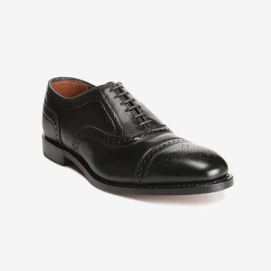 ALLEN EDMONDS STRAND CAP-TOE OXFORD - BLACK
