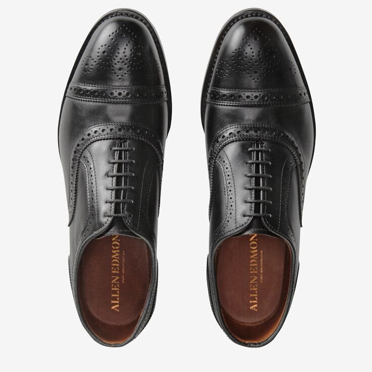 ALLEN EDMONDS 包头牛津鞋 - 黑色