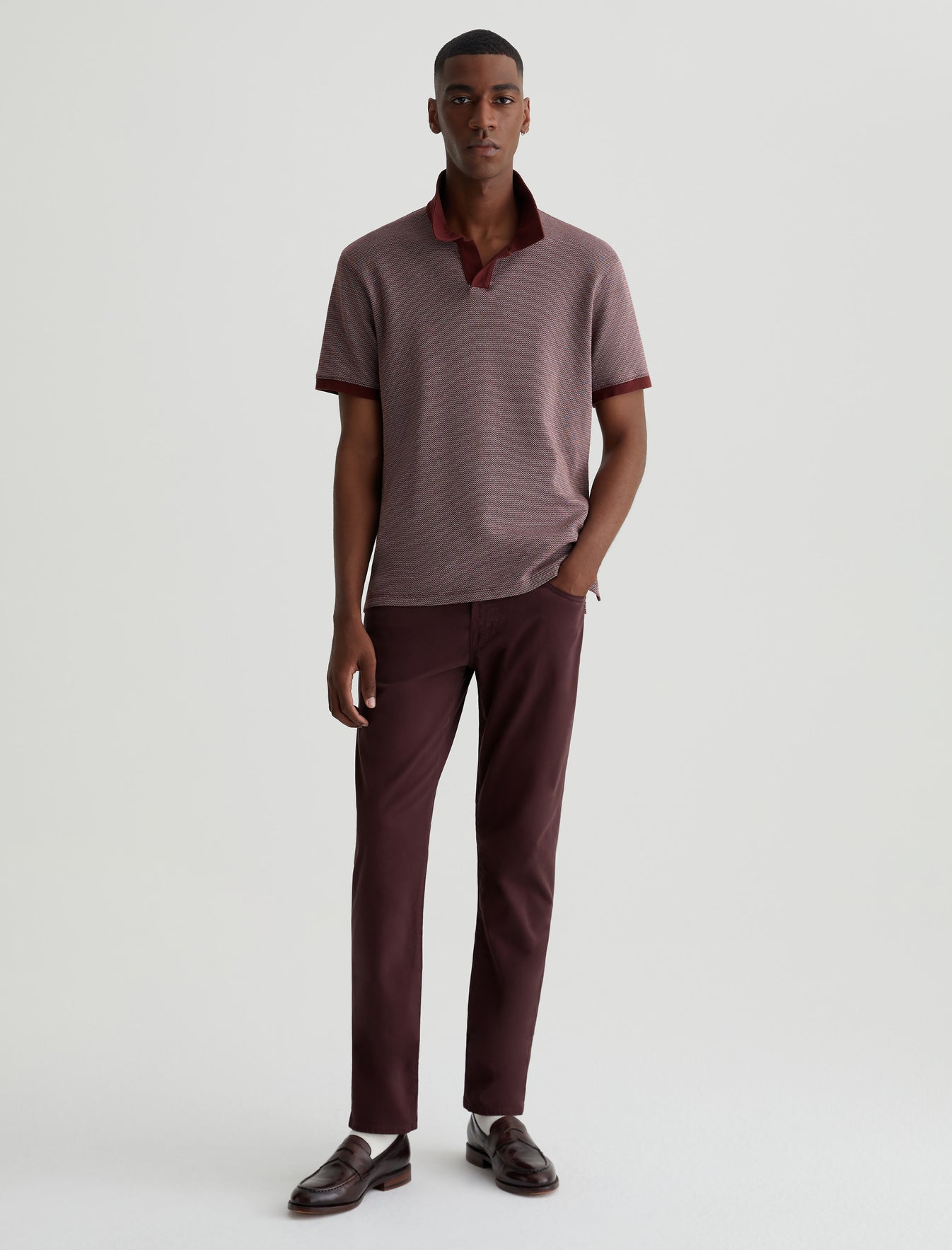 AG JEANS TELLIS SUD IN PINOT NOIR