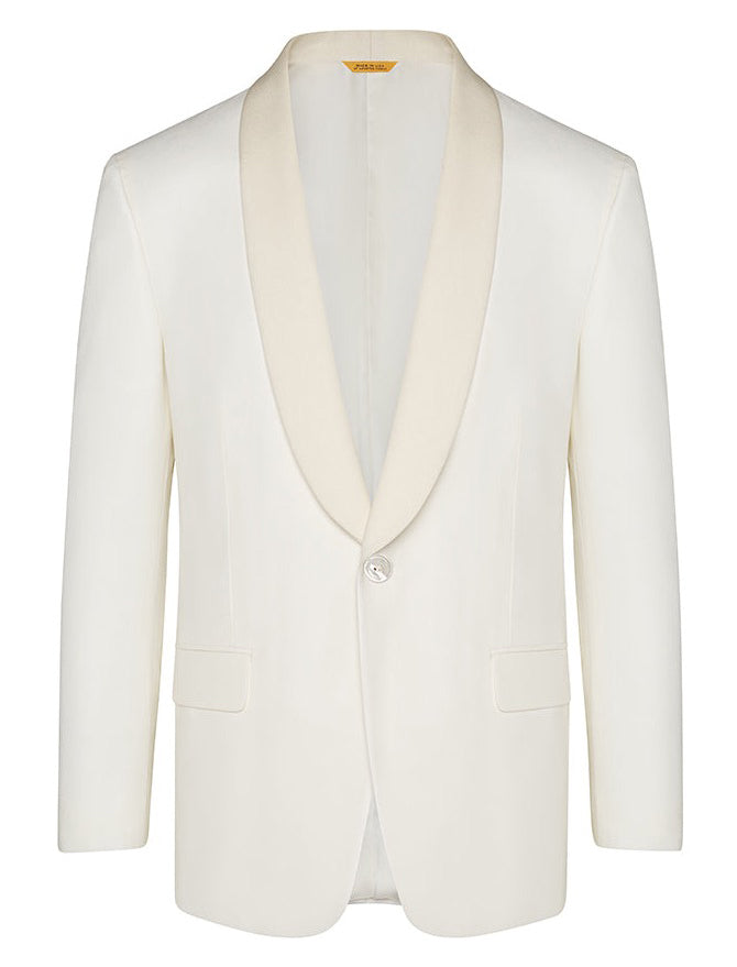 Ivory Shawl Collar Dinner Jacket